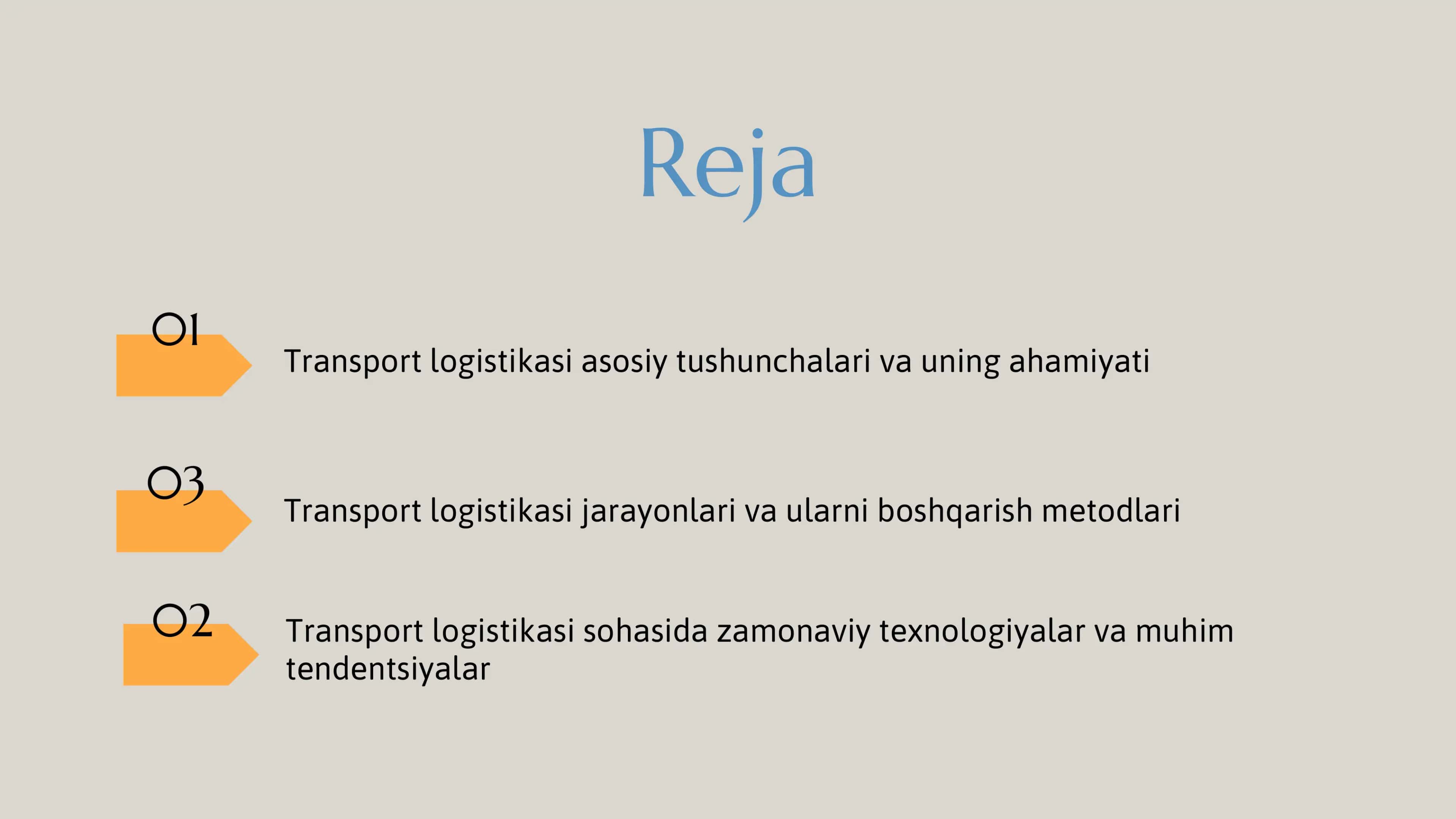 Transport logistikasi 2