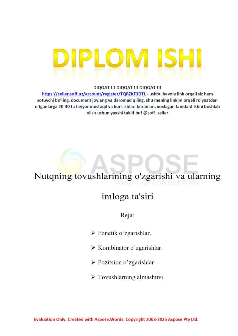 Nutqning tovushlarining o'zgarishi va ularning imloga ta'siri 2