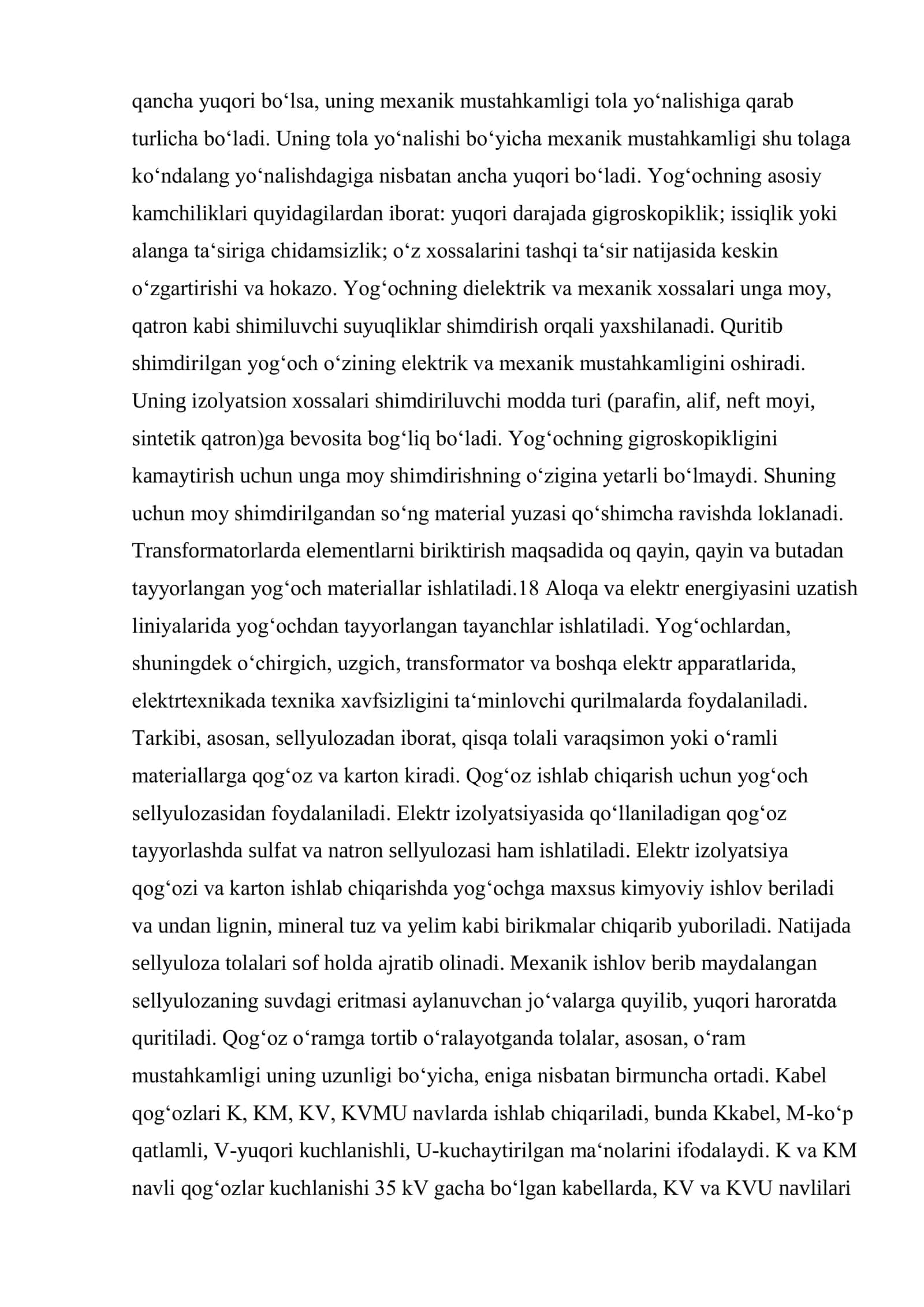 Plastmassa izolyatsiyali kabellarni o'rganish 2