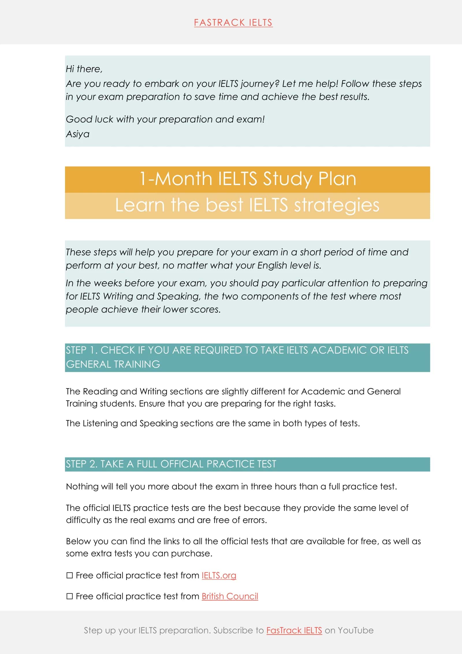 FASTRACK IELTS 2