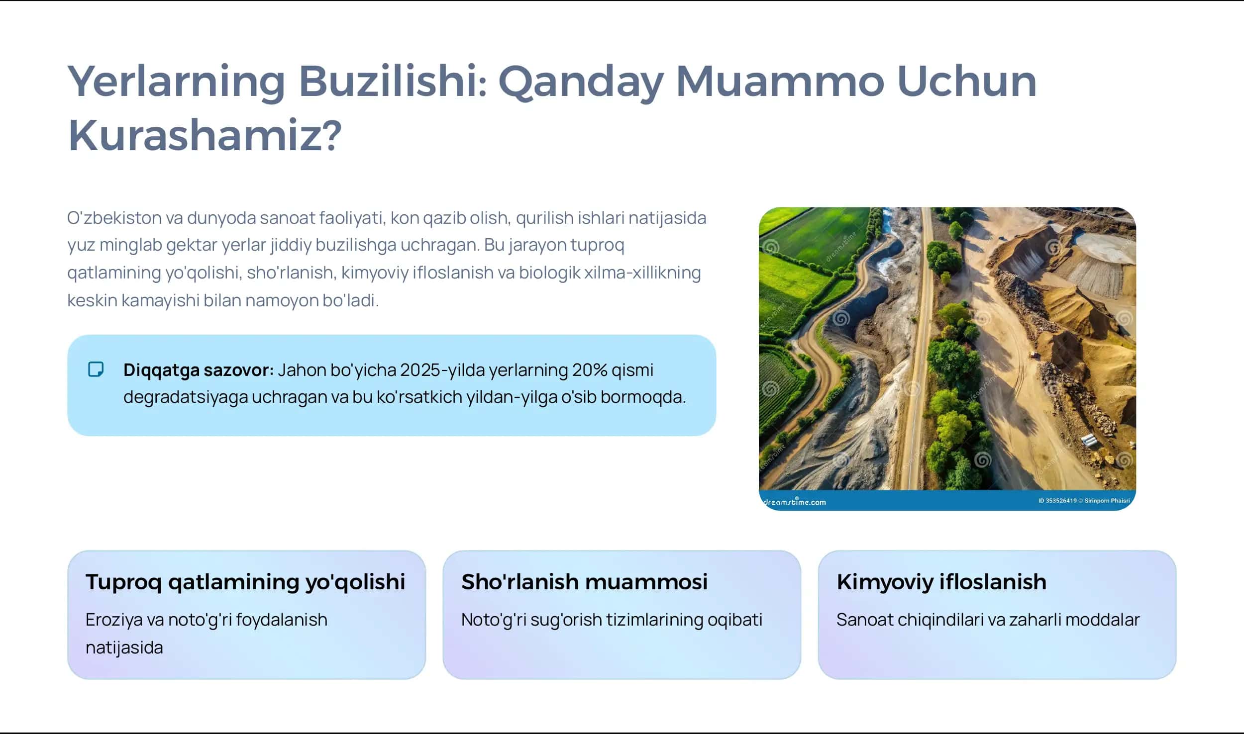 Buzilgan Yerlar Rekultivatsiyasi 2