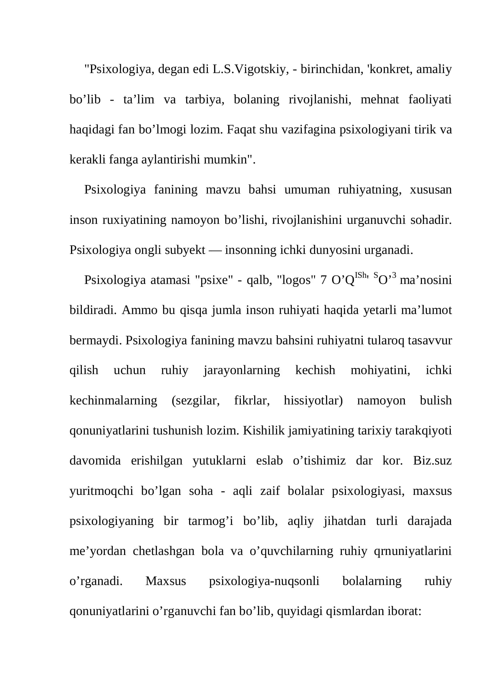 AQLI ZAIF BOLALAR PSIXOLOGIYASI VA PSIXODIAGNOSTIKASI UMUMIY MASALALARI 2