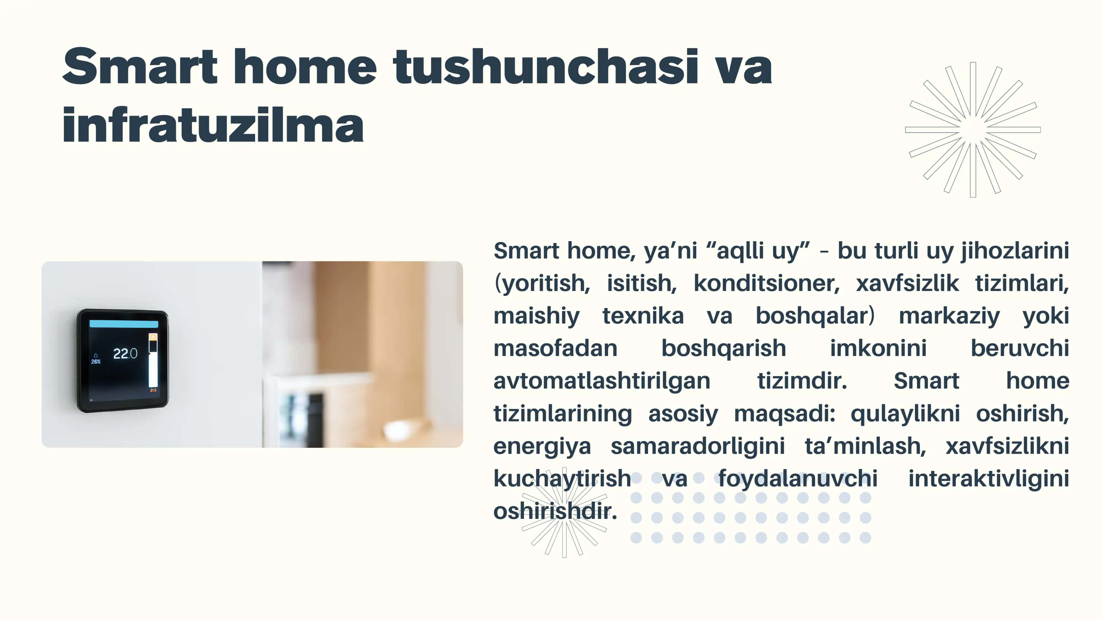 Smart Home Tizimlari 2