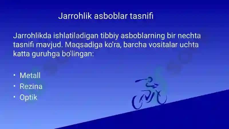 Jarrohlik asboblar 2