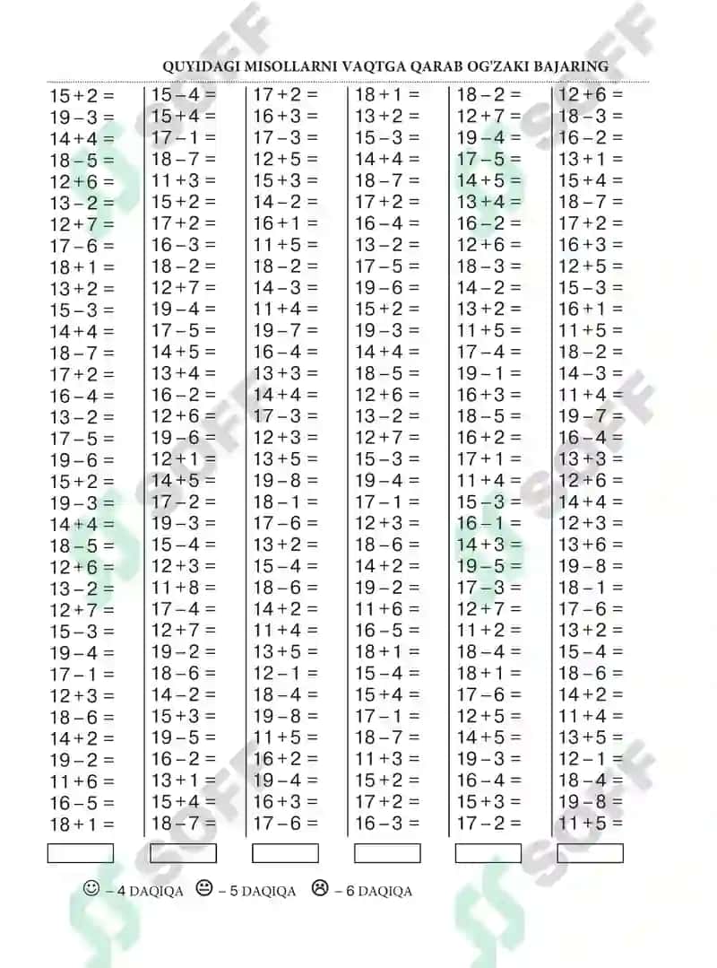 Bolajonlar uchun 1-6 sinf Matematik To‘plami: Geometrik shakllar va qiziqarli mashqlar 2