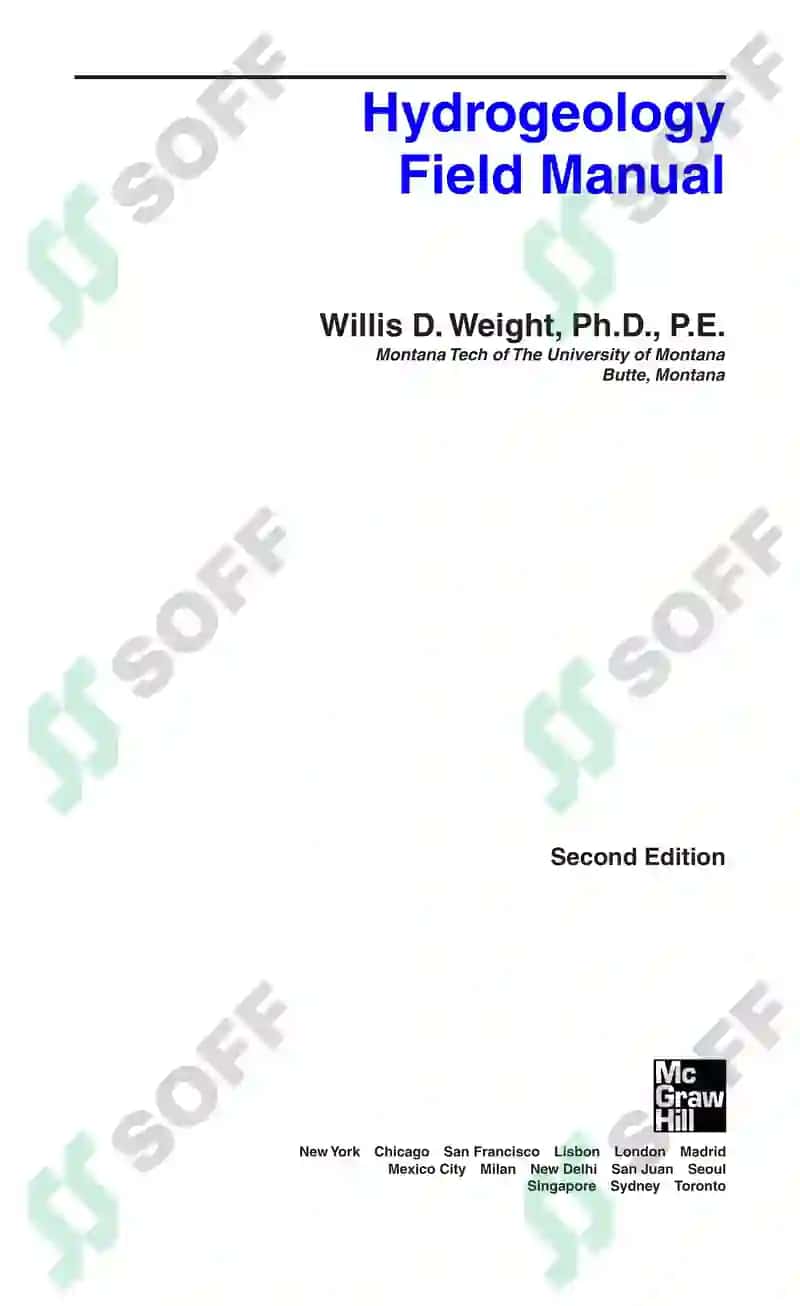 Hydrogeology Field Manual 2