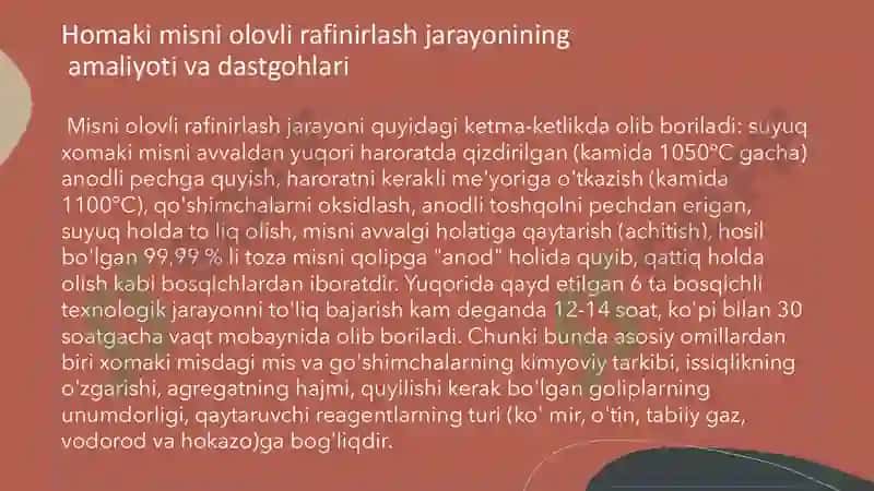 xomaki misni rafinirlash1-bosqich 2