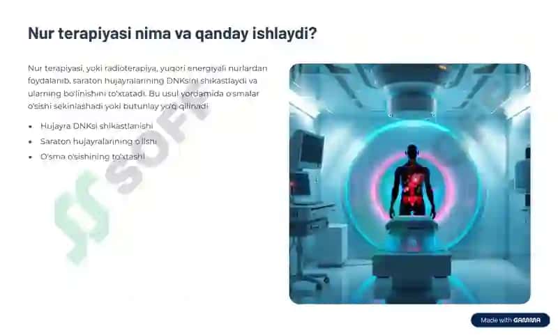 O’smani nur bilan davolash. Turli usmalarni radiosezgirligi. Usma va normal tukima radiosezgirligini 2