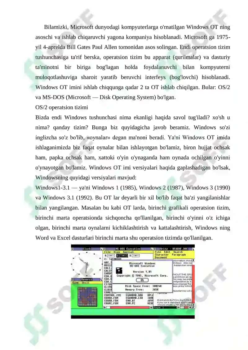 Windows OT ni kompyuterga o‘rnatish 2