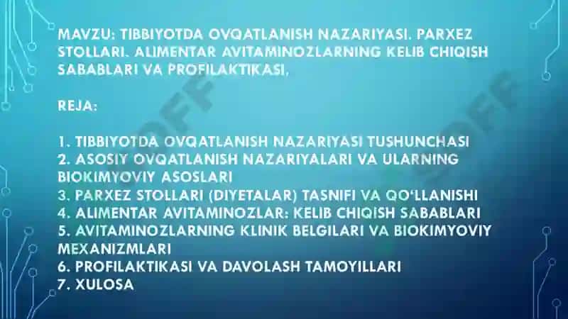 Biokimyo mustaqil ish 2