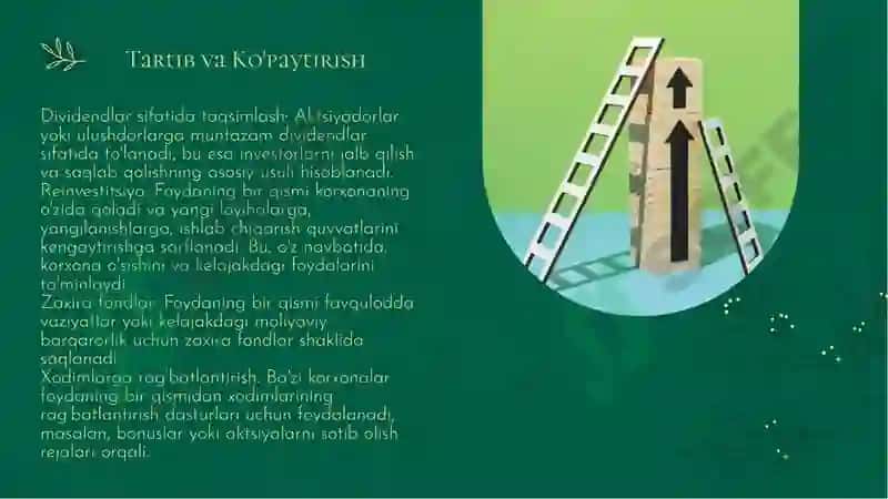 Mavzu: Foyda va uning shakilanishi 2