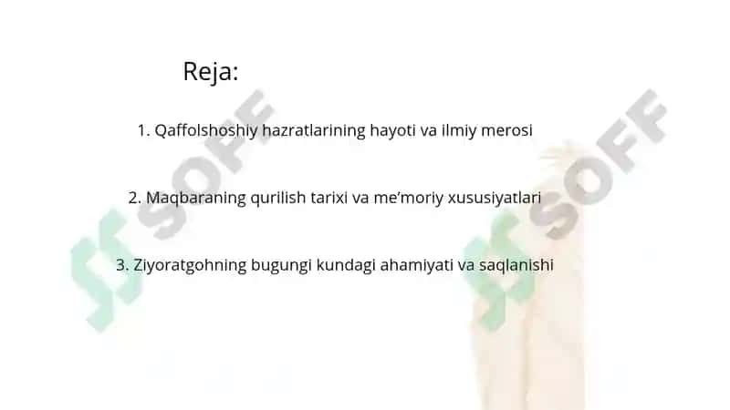 Qaffol Shoshiy maqbarasi 2