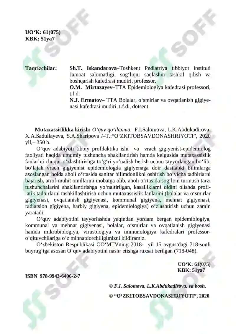Mutaxassislikka kirish 2
