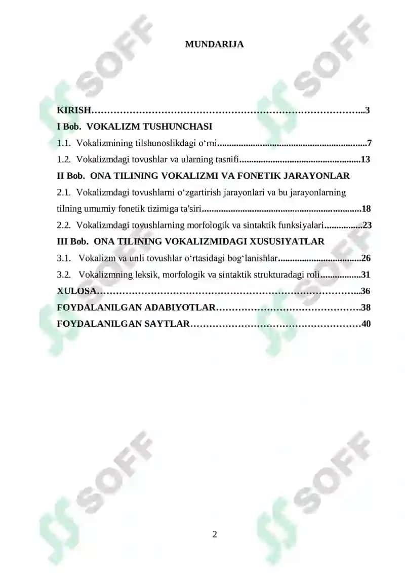 Ona tili va oʻqish savodxonligi va uni oʻqitish metodikasi 2