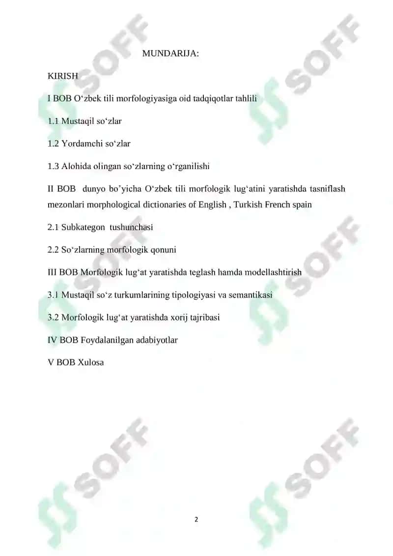 O‘ZBEK TILI MORFOLOGIK LUG‘ATINING LINGVISTIK TA‘MINOTINI YARATISH 2