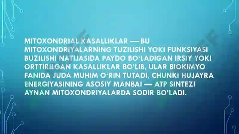 Biokimyo mustaqil ish 2