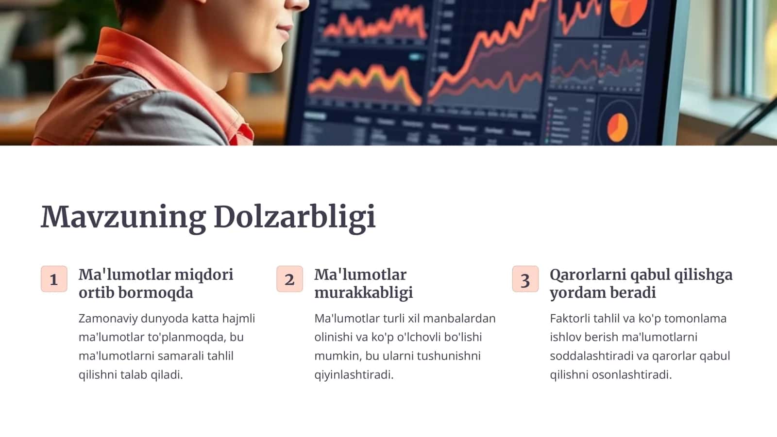 Faktorli Tahlil va  Ko'p Tomonlama  Ishlov Berish 2