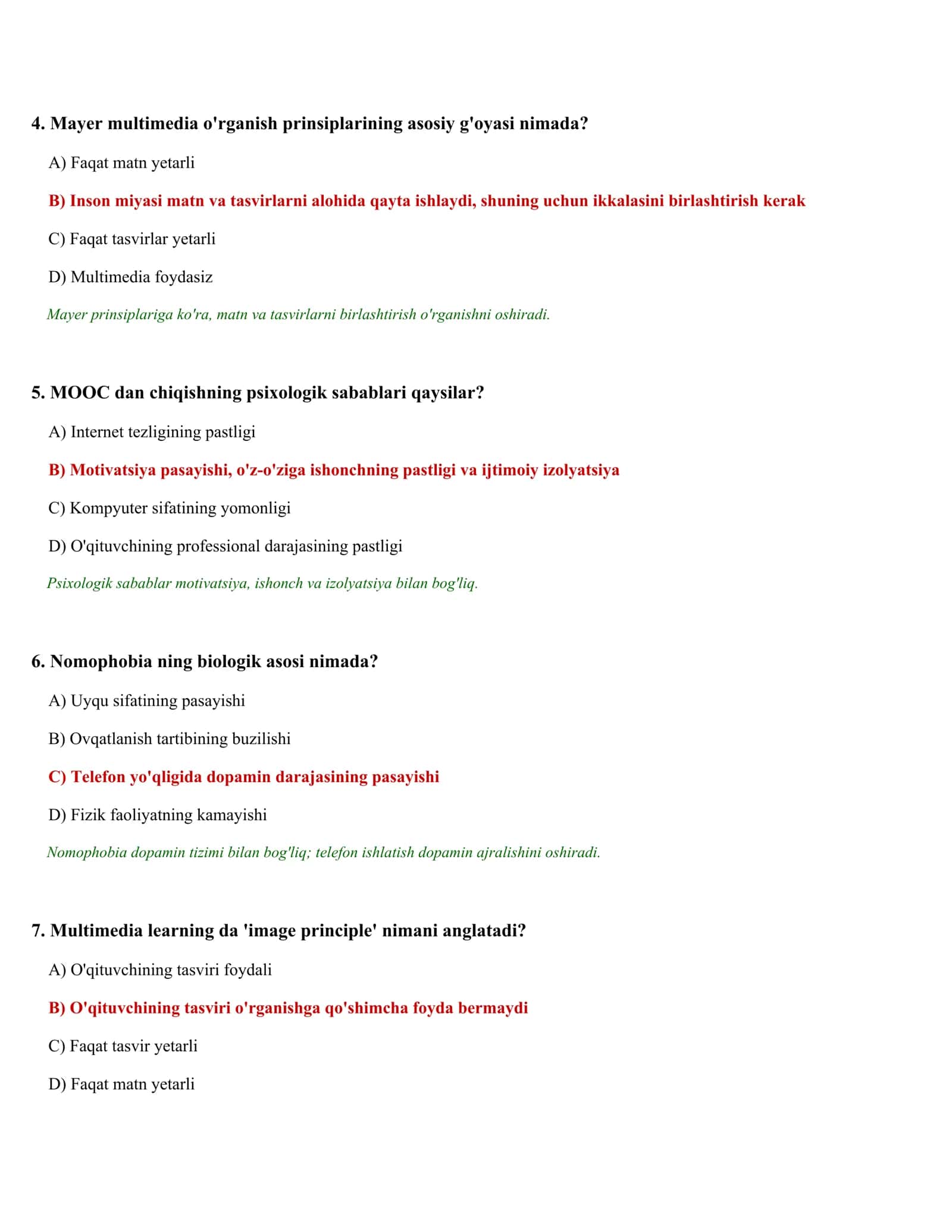 PSIXOLOGIK TESTLAR TO'PLAMI (540 test) 2