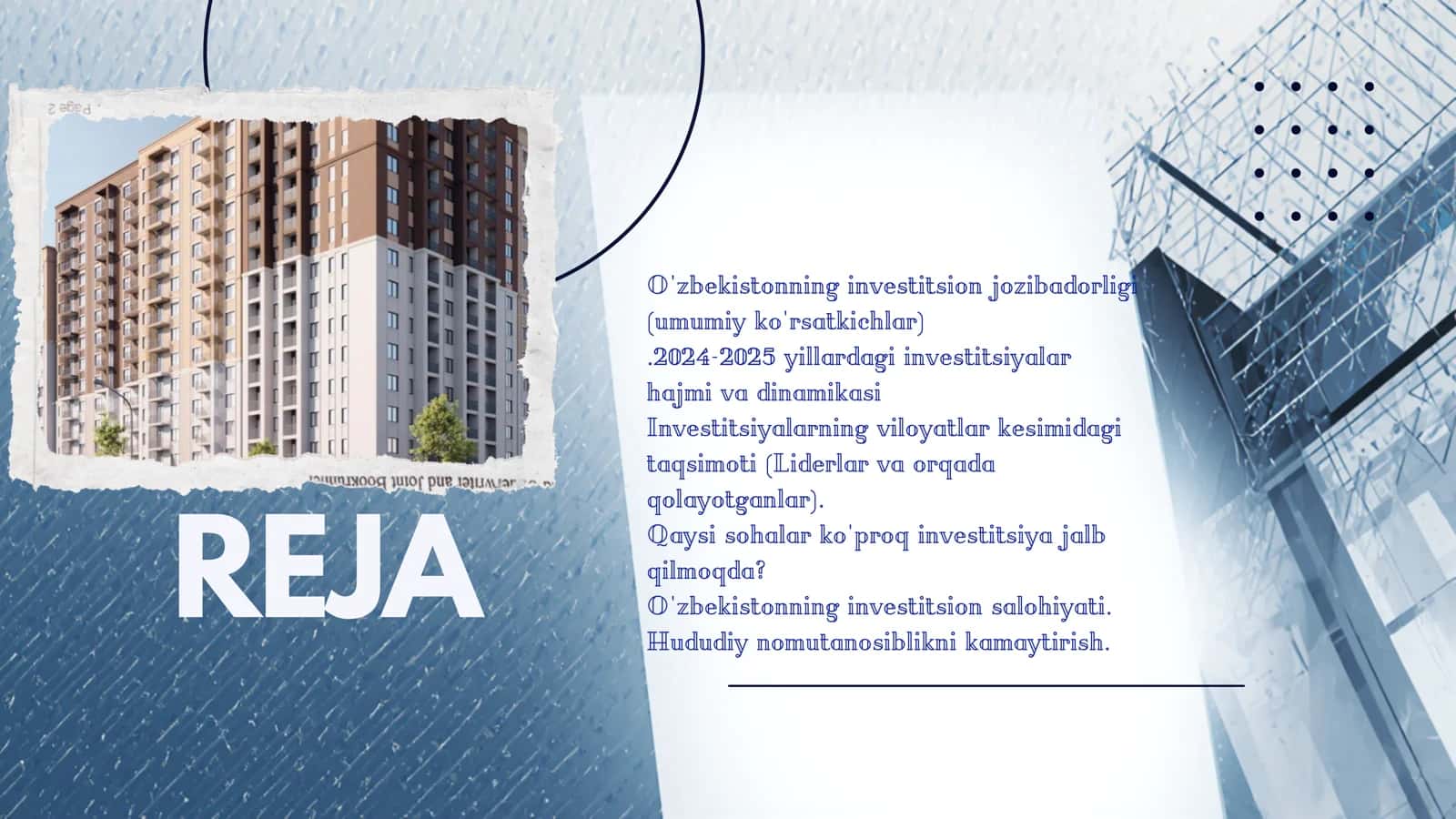 O'zbekistonga kiritilayotgan investitsiyalarni hududiy tahlili 2