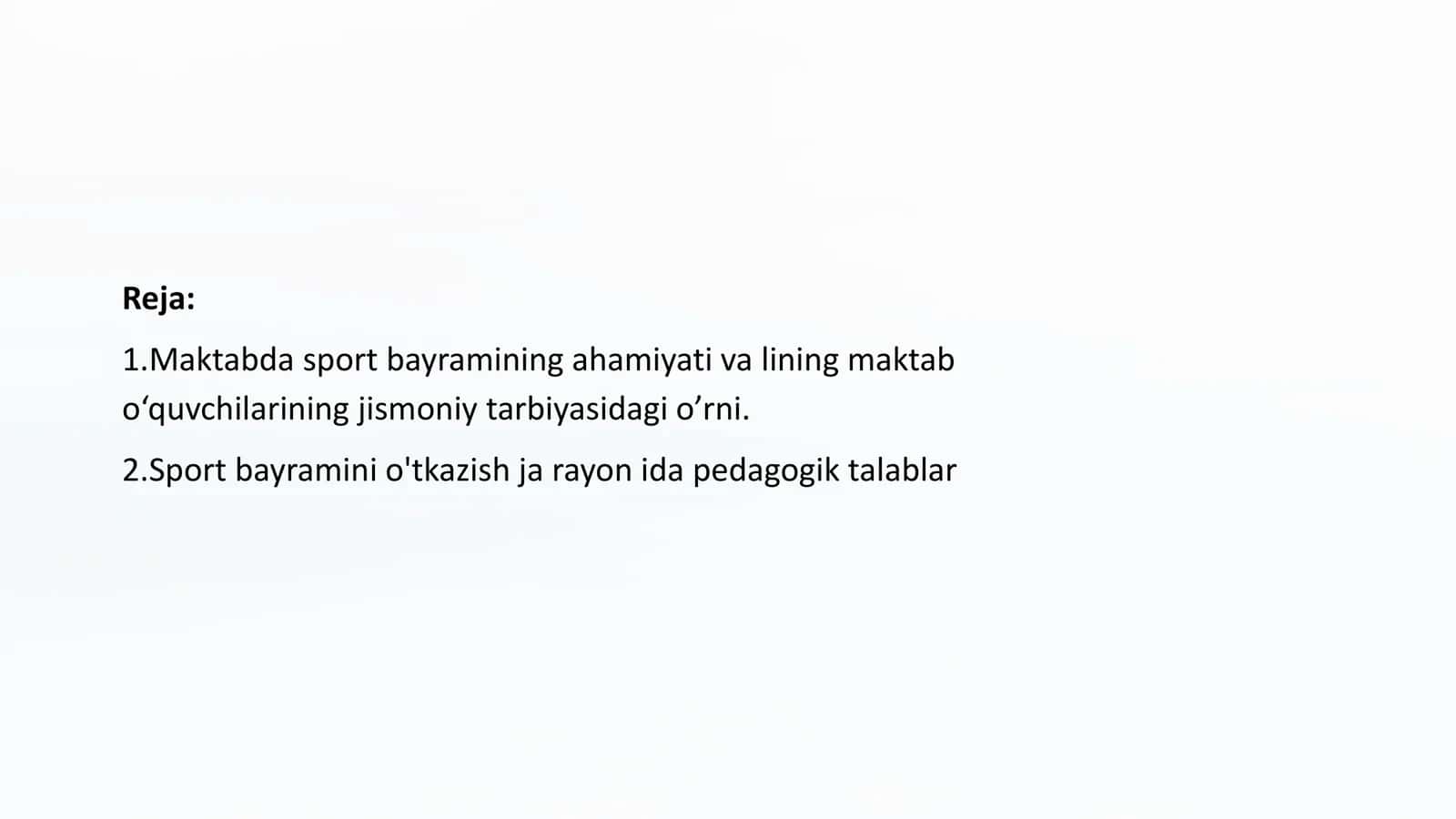 Maktabda sport bayramlarining ahamiyati va o‘quvchilarning jismoniy tarbiyasi 2