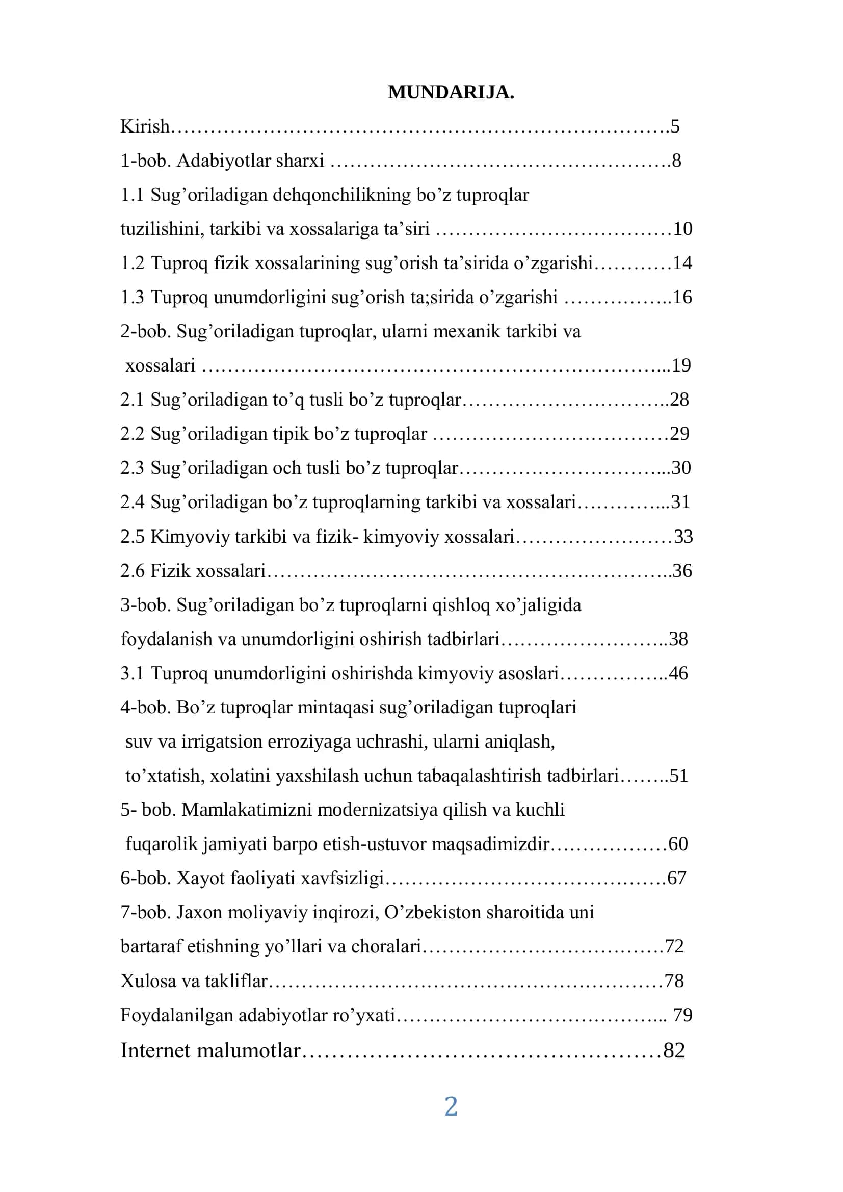 Adabiyotlar sharxi 2