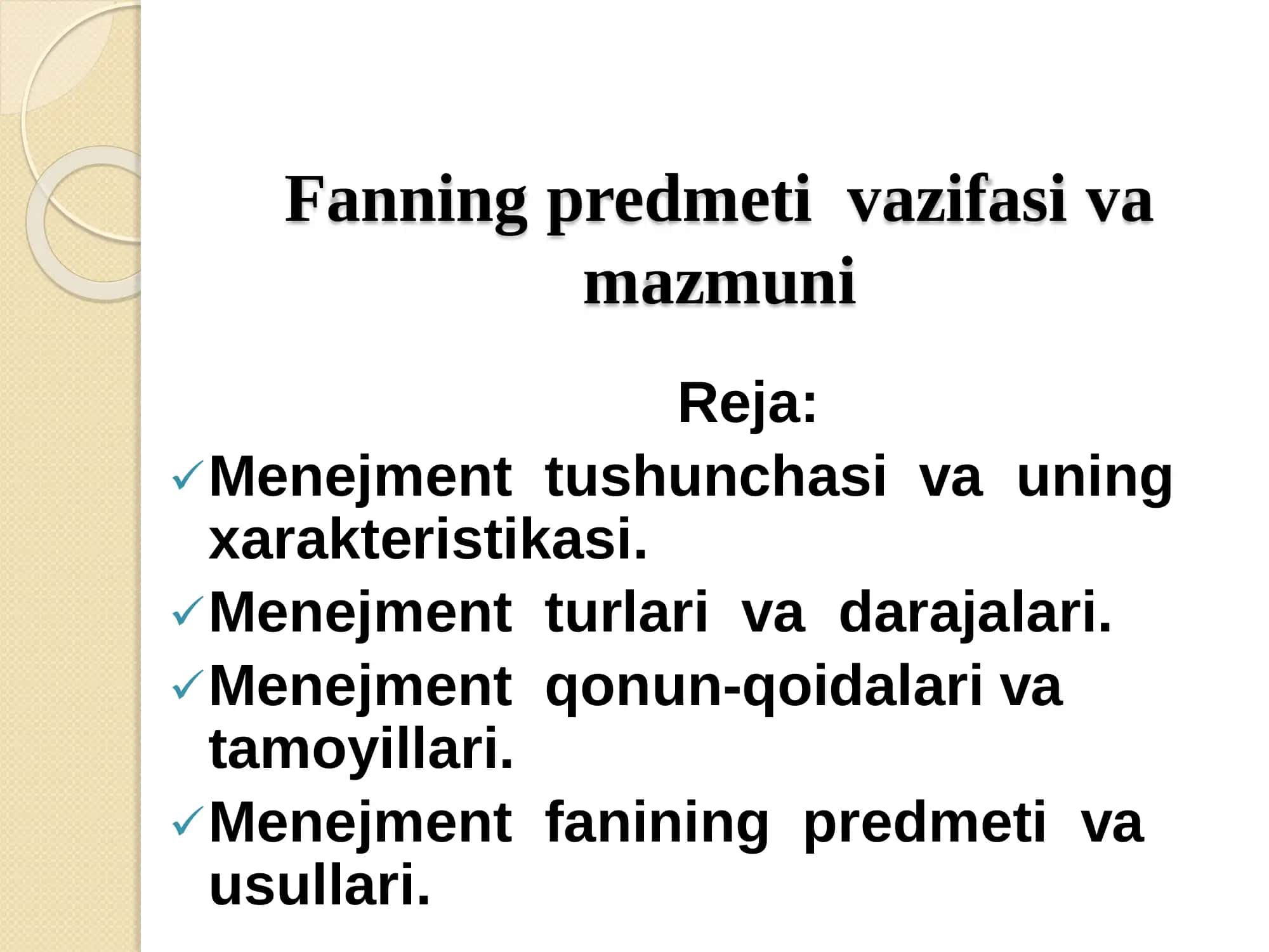 Menejment Fanidan Taqdimot 2