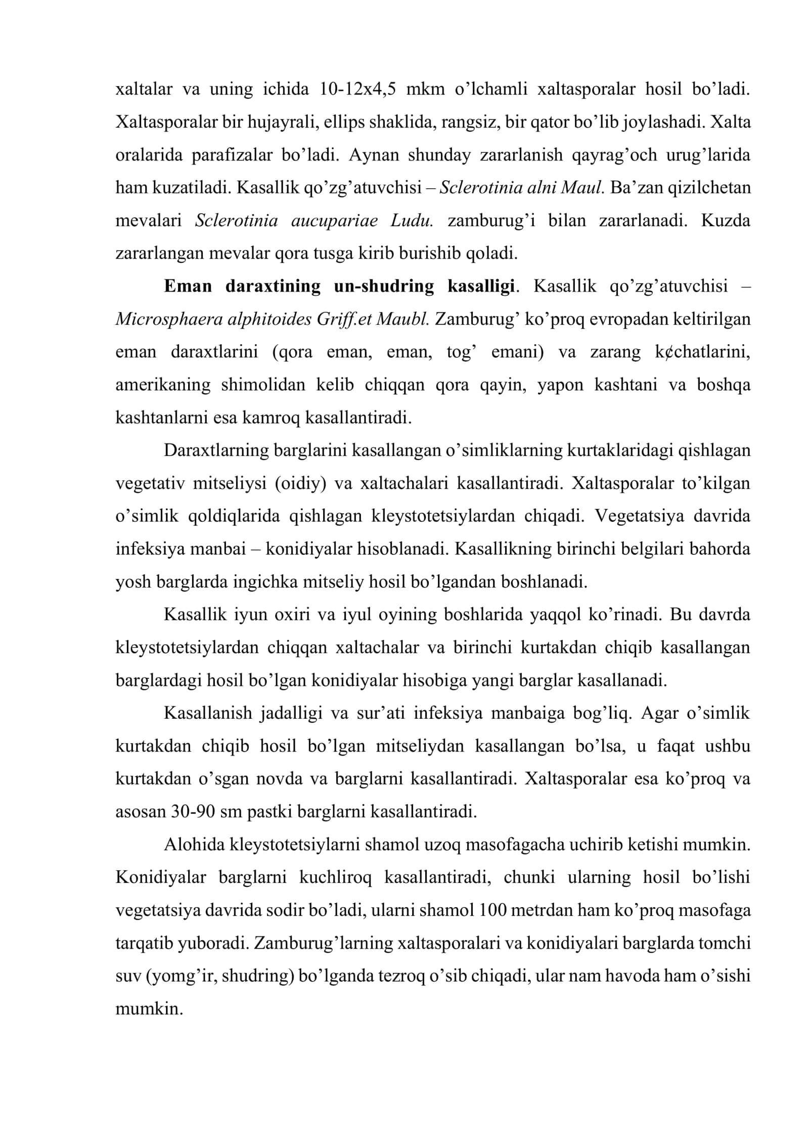 Eman va zarrang kasalliklari va ularga qarshi kurash choralari 2