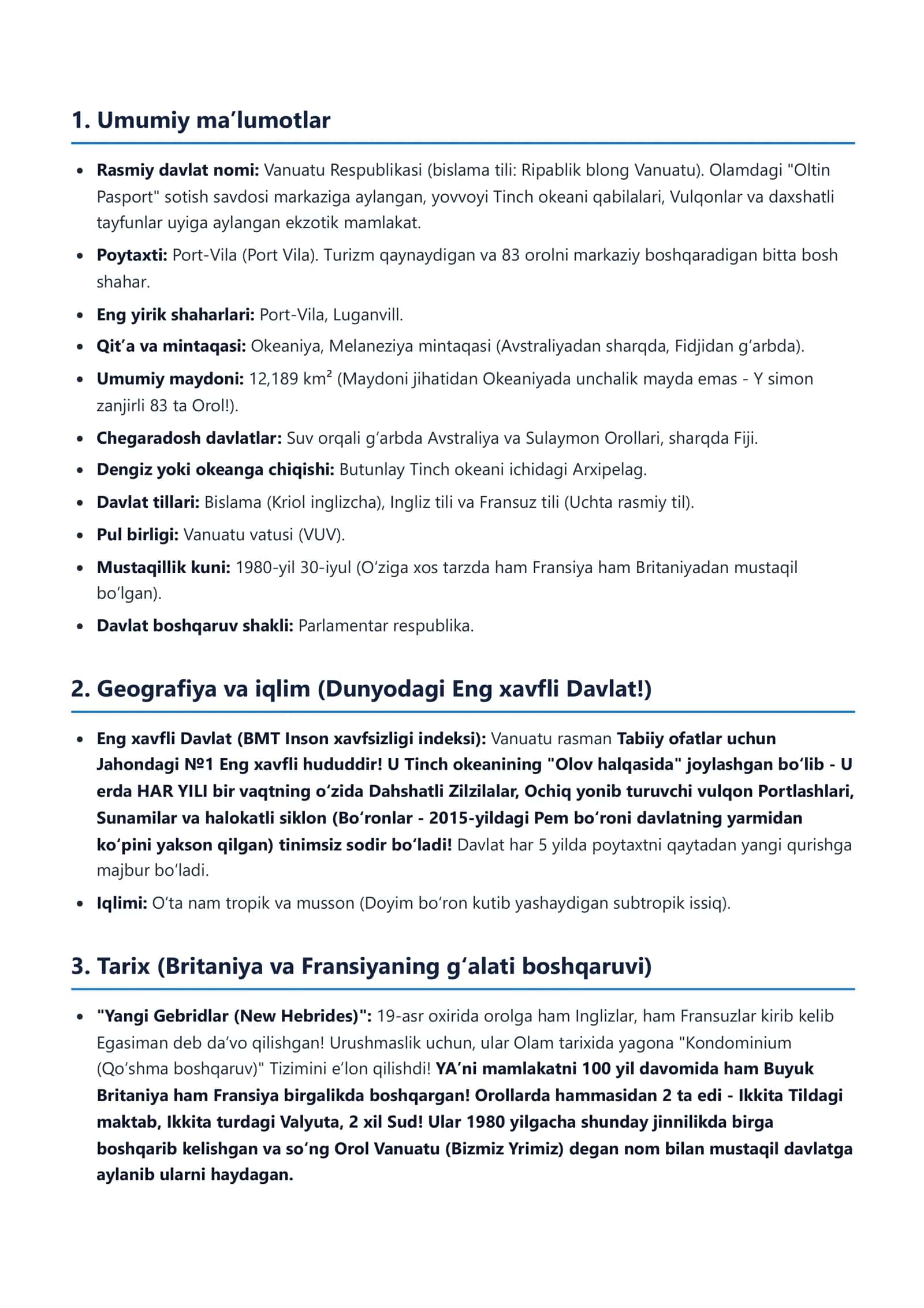 Vanuatu Respublikasi 2