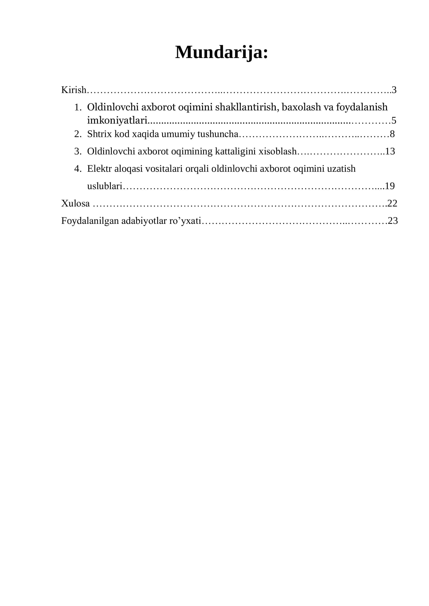 Axborotni Kodlash 2