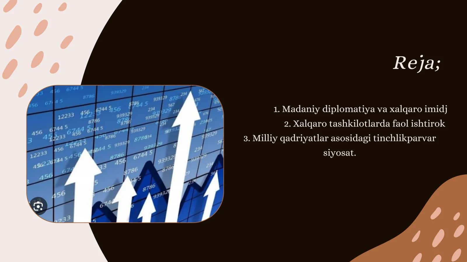 O'zbekistonni xalqarojamiyatdagi nufuzini oshiribborishda milliy munosabatlarningta'siri 2