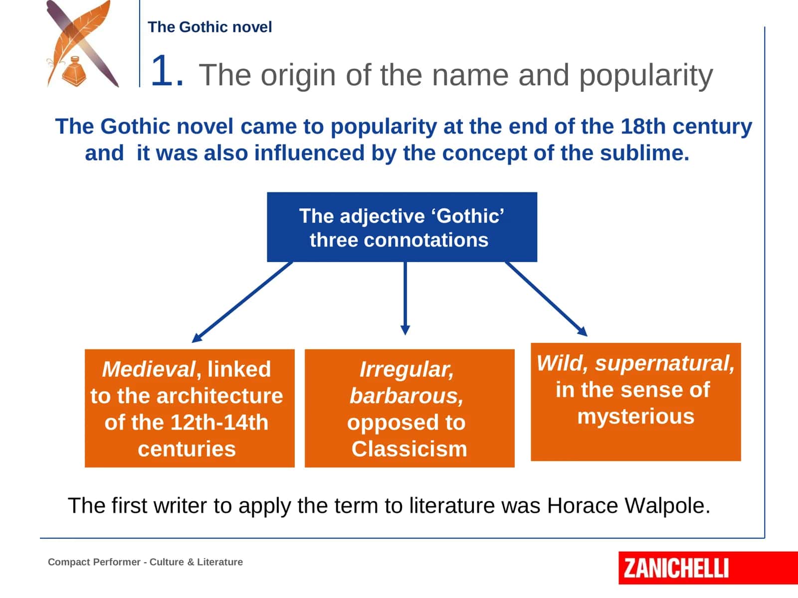 The Gothic novel 2