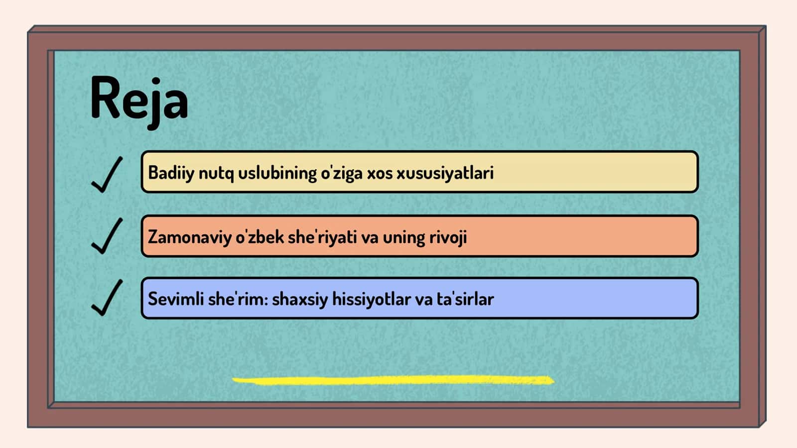 Badiiy nutq uslubi. Zamonaviy o'zbek she'riyati. Sevimli she'rim mavzusida esse yozish 2