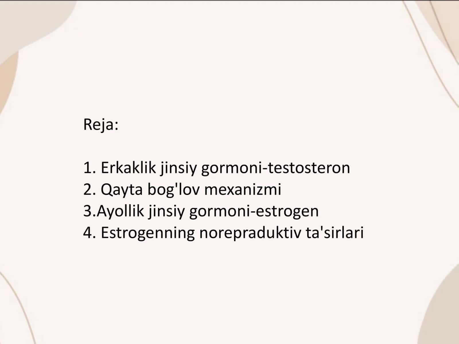 Jinsiy bezlarning endokrin qismi 2