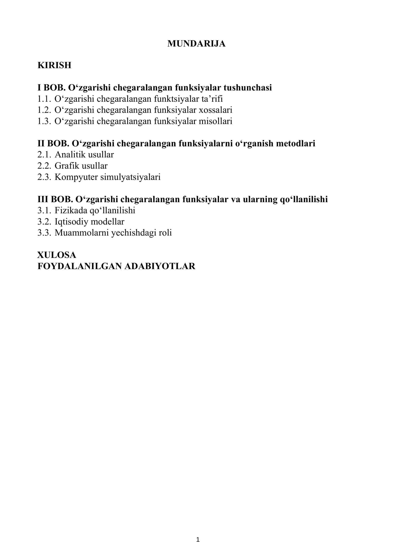 MATEMATIZ ANALIZ FANIDAN FANIDAN TAYYORLAGAN KURS ISHI 2