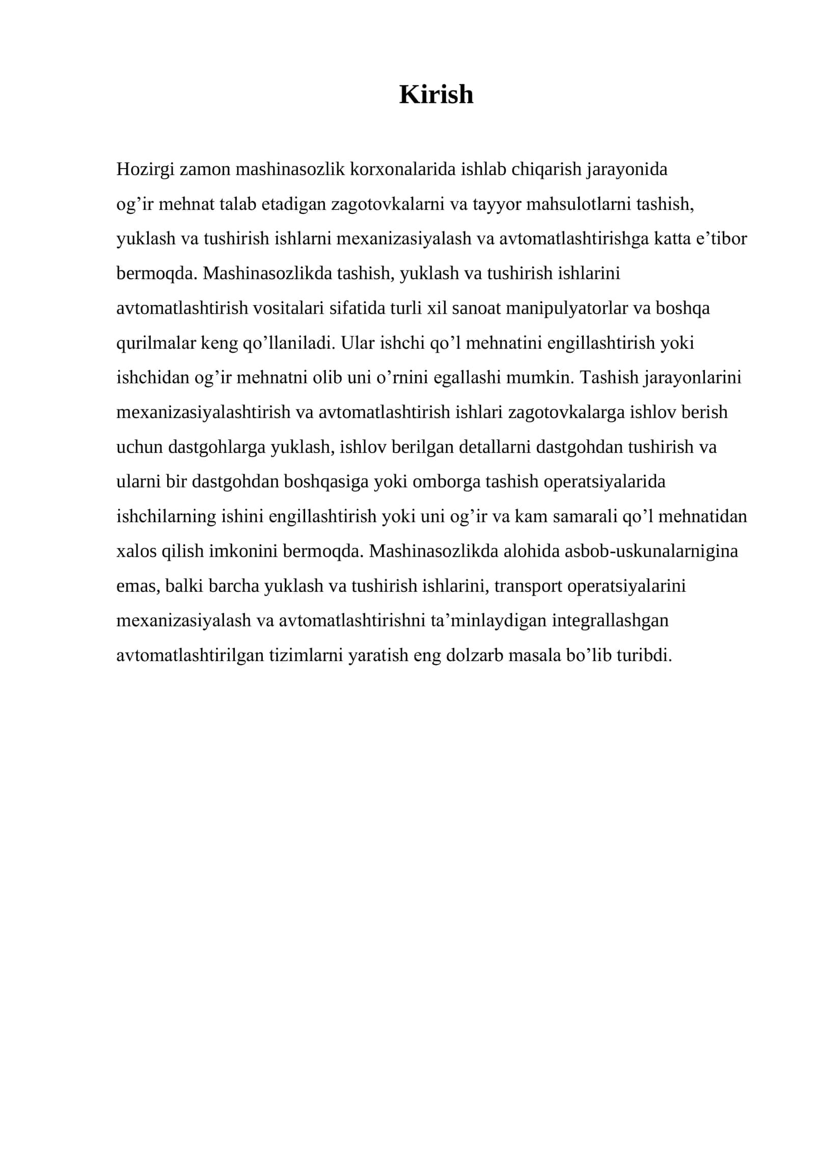 Avtomatik yuklash qurilmalarini sinflash 2