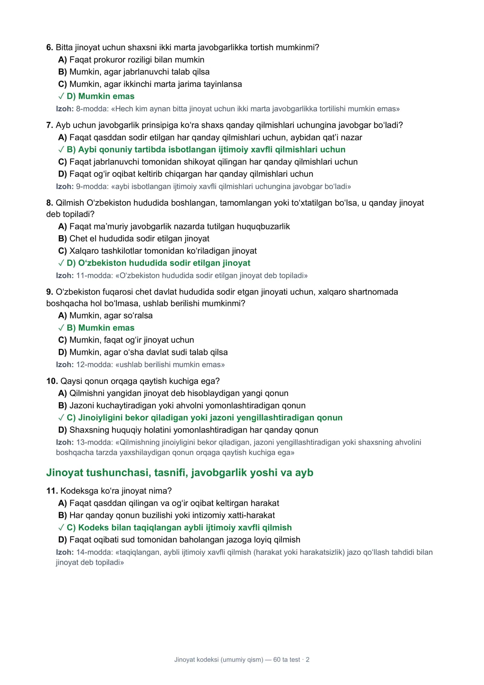 Jinoyat kodeksi (umumiy qism) 2