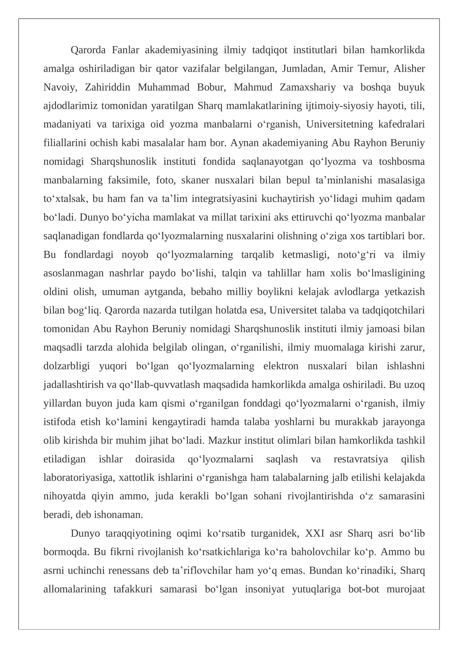 Zamonaviy sharqshunoslik markazlari 2