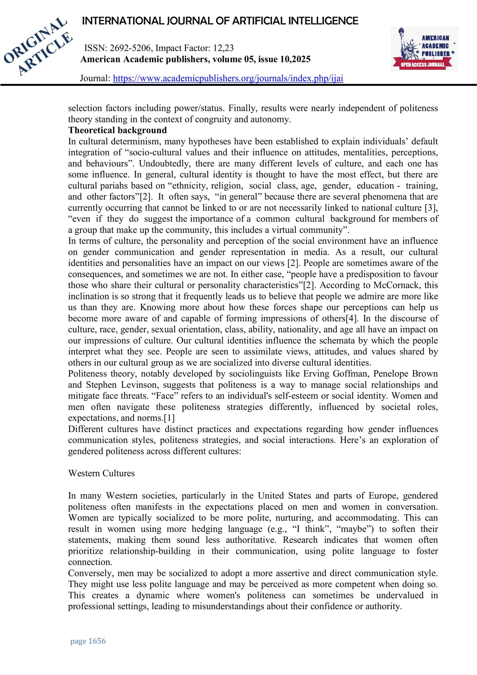 comparative study of gendered politeness in cross cultural communication 2