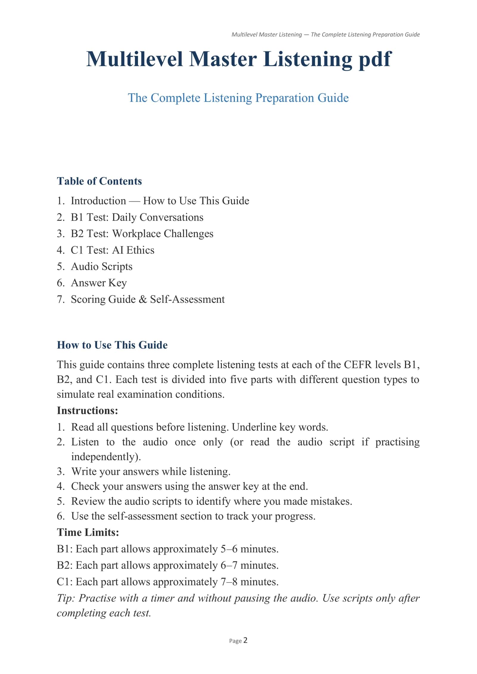 Multilevel Master Listening pdf 2