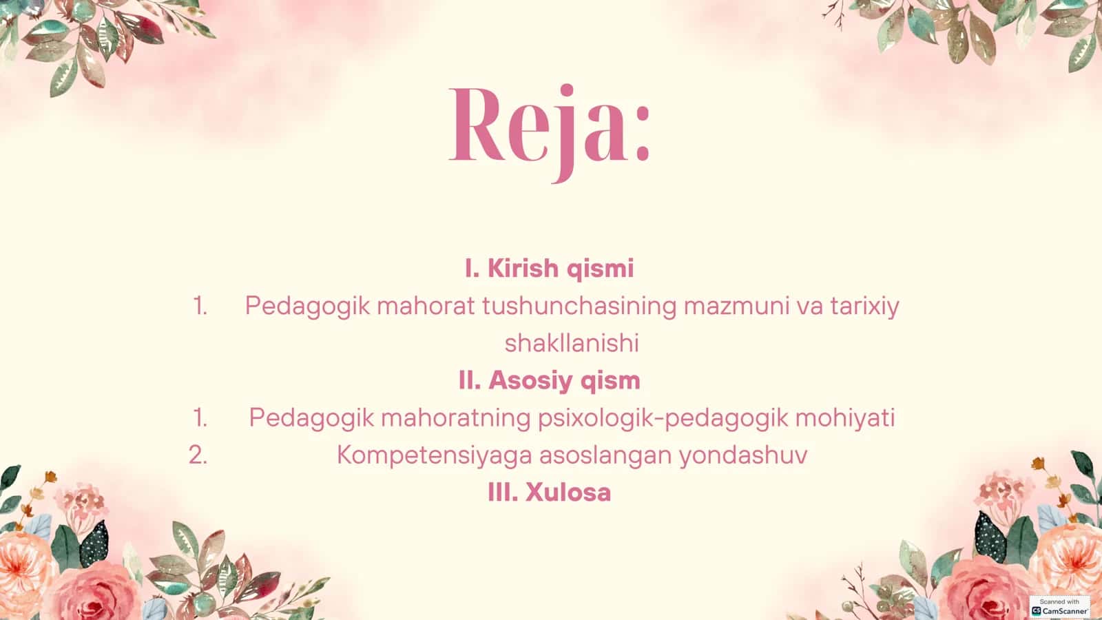 Pedagogik mahoratning mazmuni va tarixiy shakllanishi 2