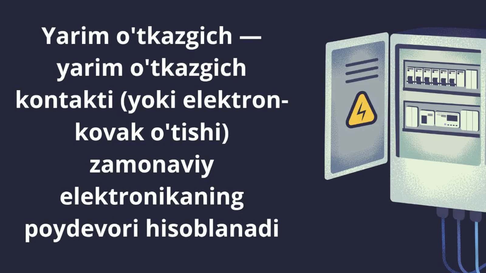 Yarim o'tkazgich 2