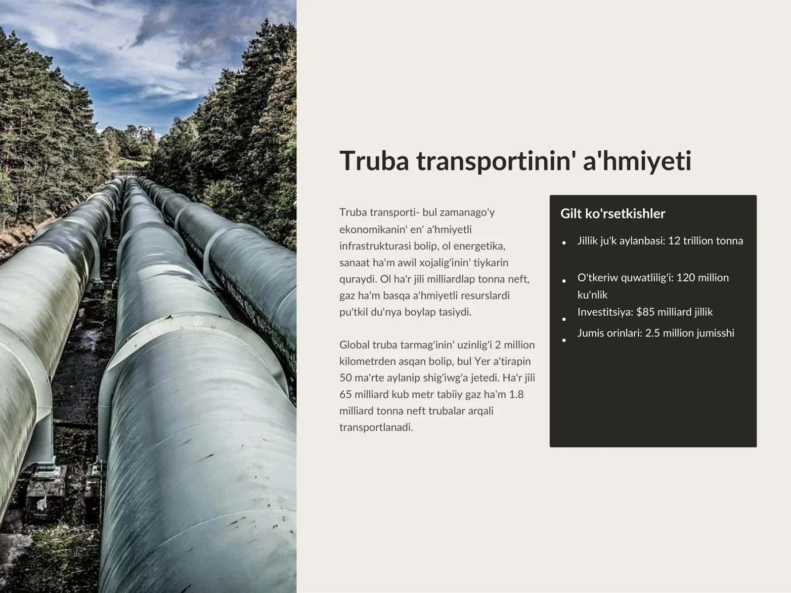 Quvur transporti 3