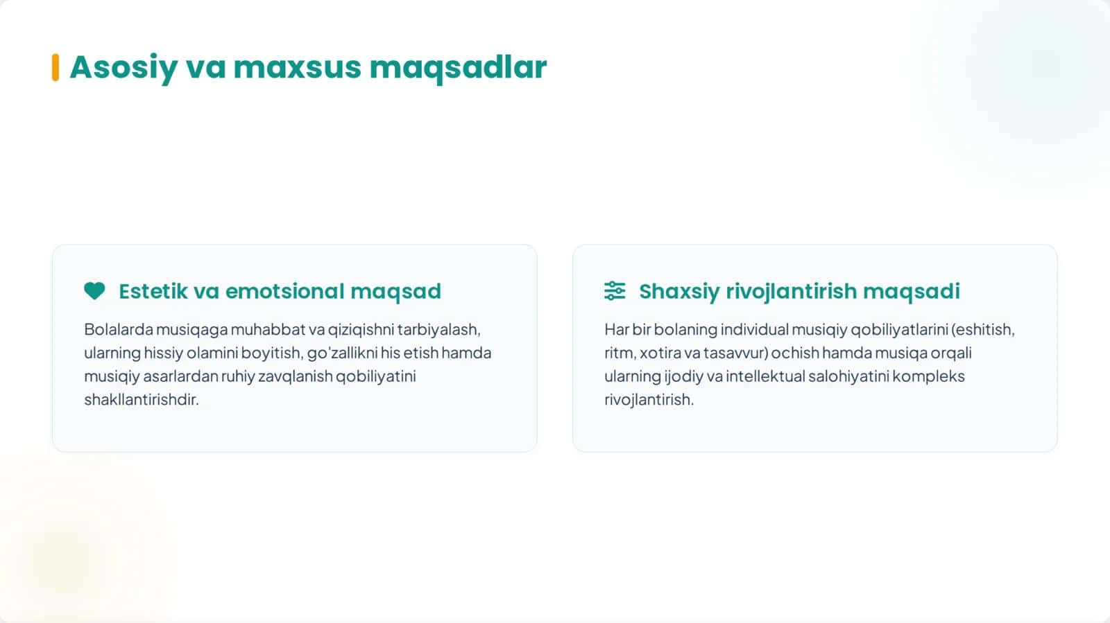 Maktabgacha ta’lim tashkilotlarida musiqaviy tarbiyaning maqsad va vazifalari 3