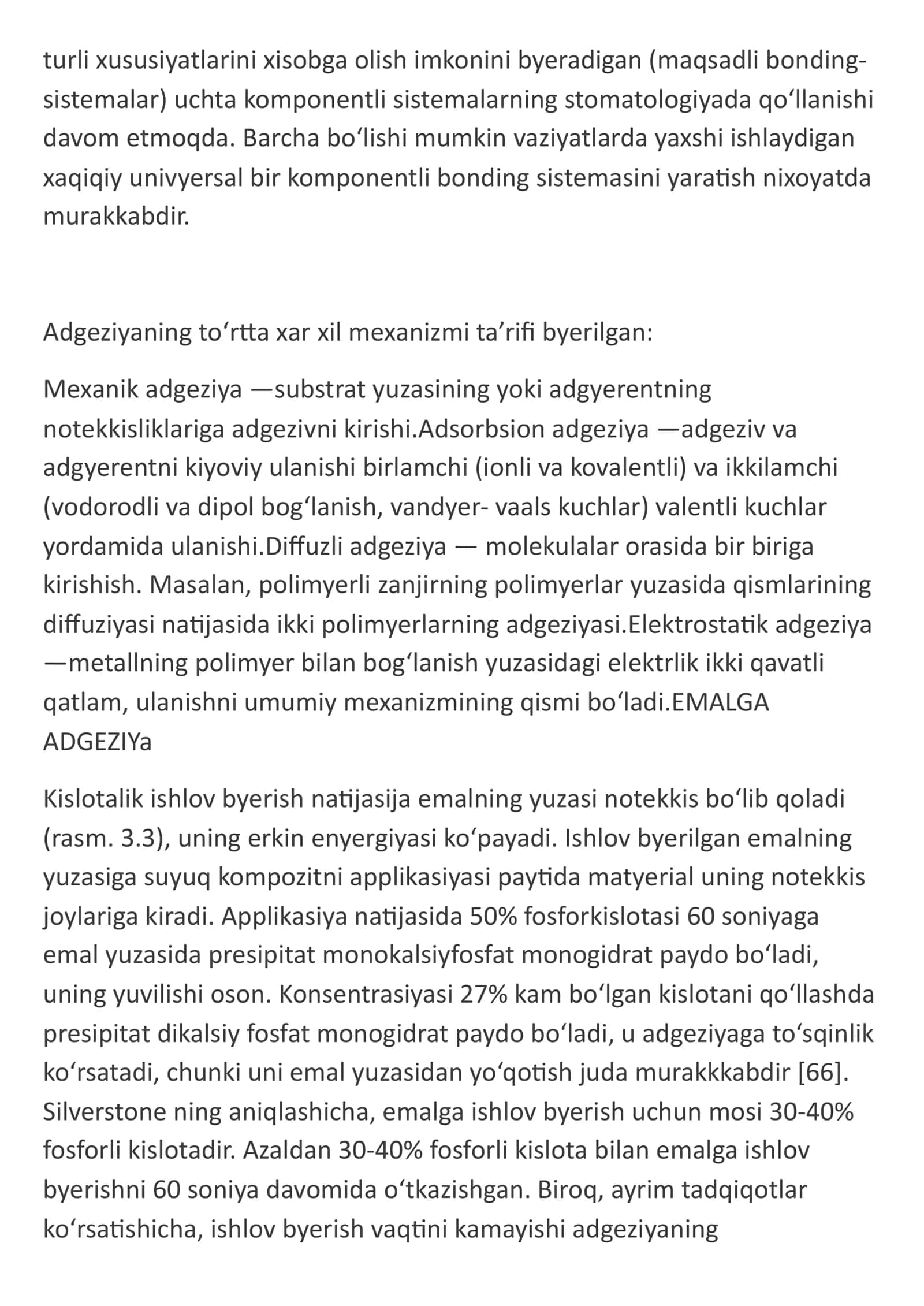 Adgeziv tizim 3