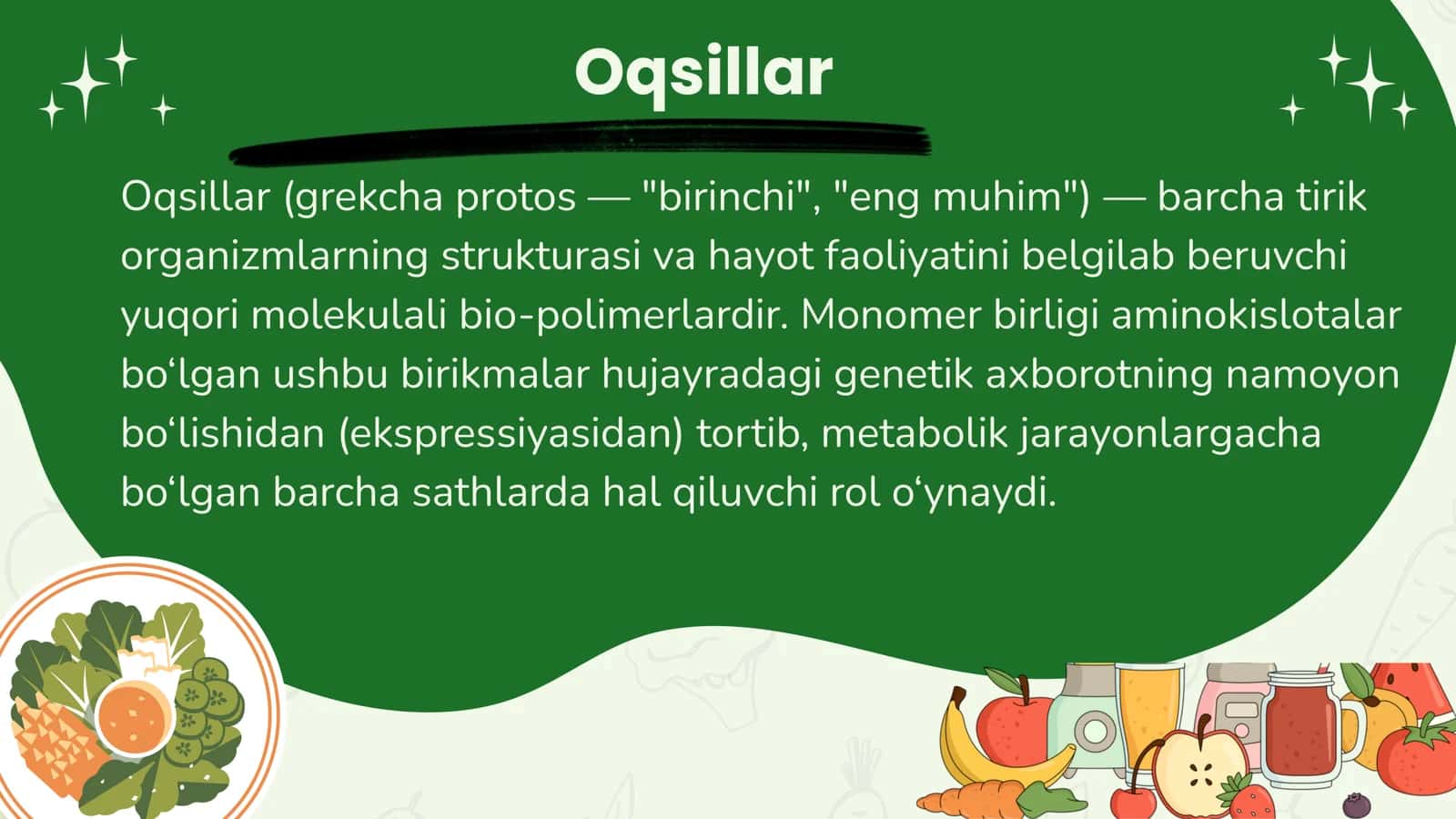 Asosiy oziqaviy moddalar-oqsillari,yog'lar,karbonsuvlar,mineral moddalar va vitaminlarning biologik roli va asosiy manbalari 3
