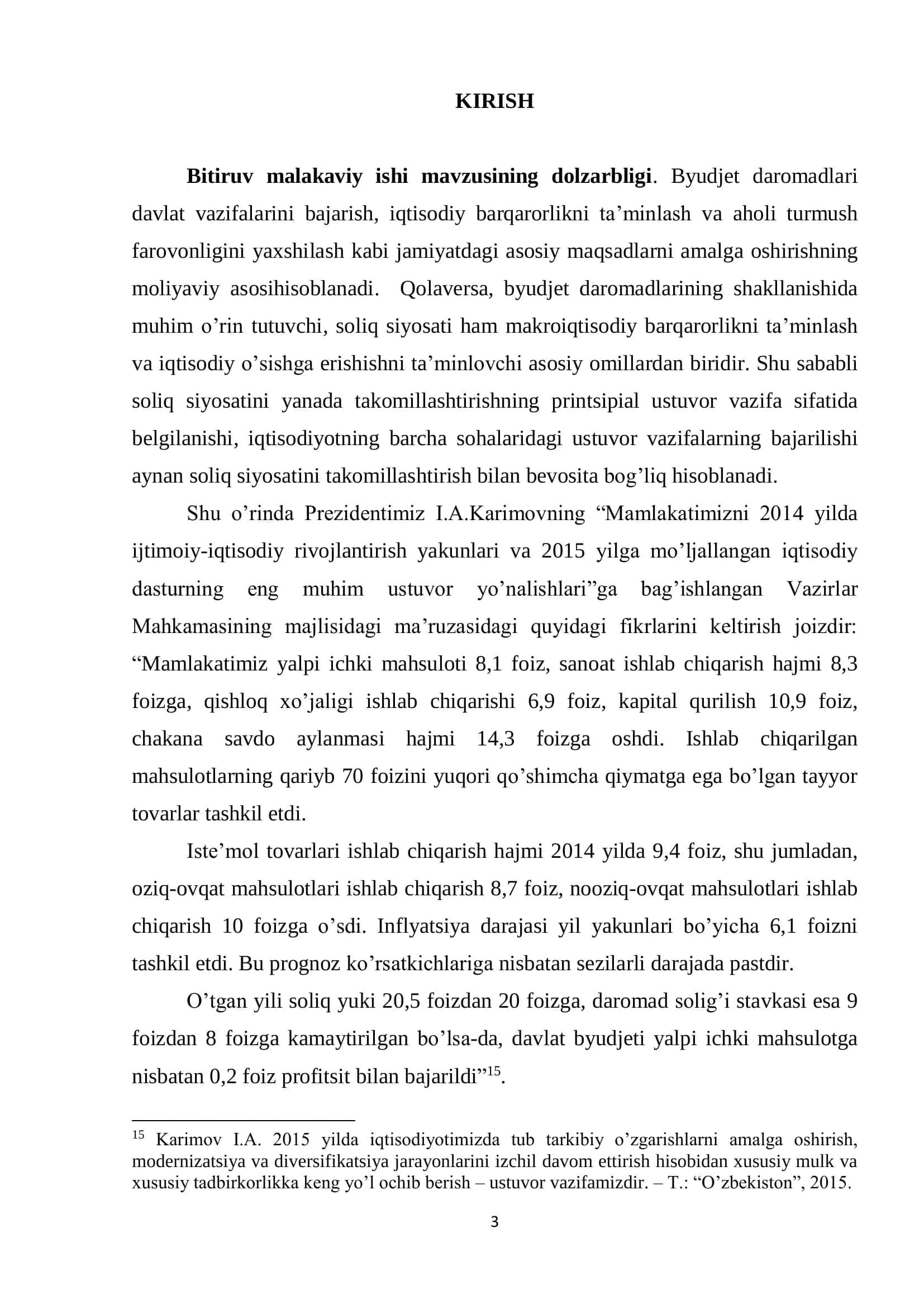 IQTISODIYOTNI MODERNIZATSIYALASH SHAROITIDA DAVLAT BUDJETI DAROMADLARINI SHAKLLANTIRISHNING HOZIRGI DAVR MUAMMOLARI 3