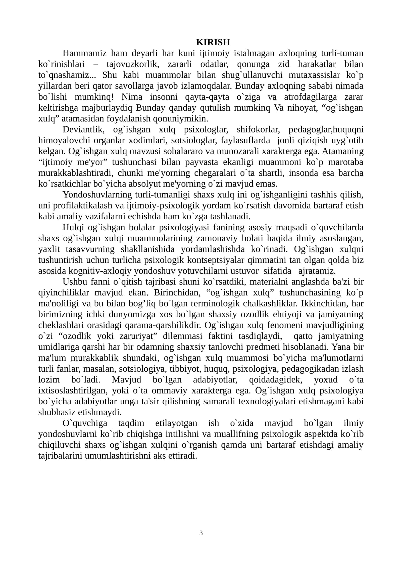 XULQI OG`ISНGAN BOLALAR PSIXOLOGIYASI 3