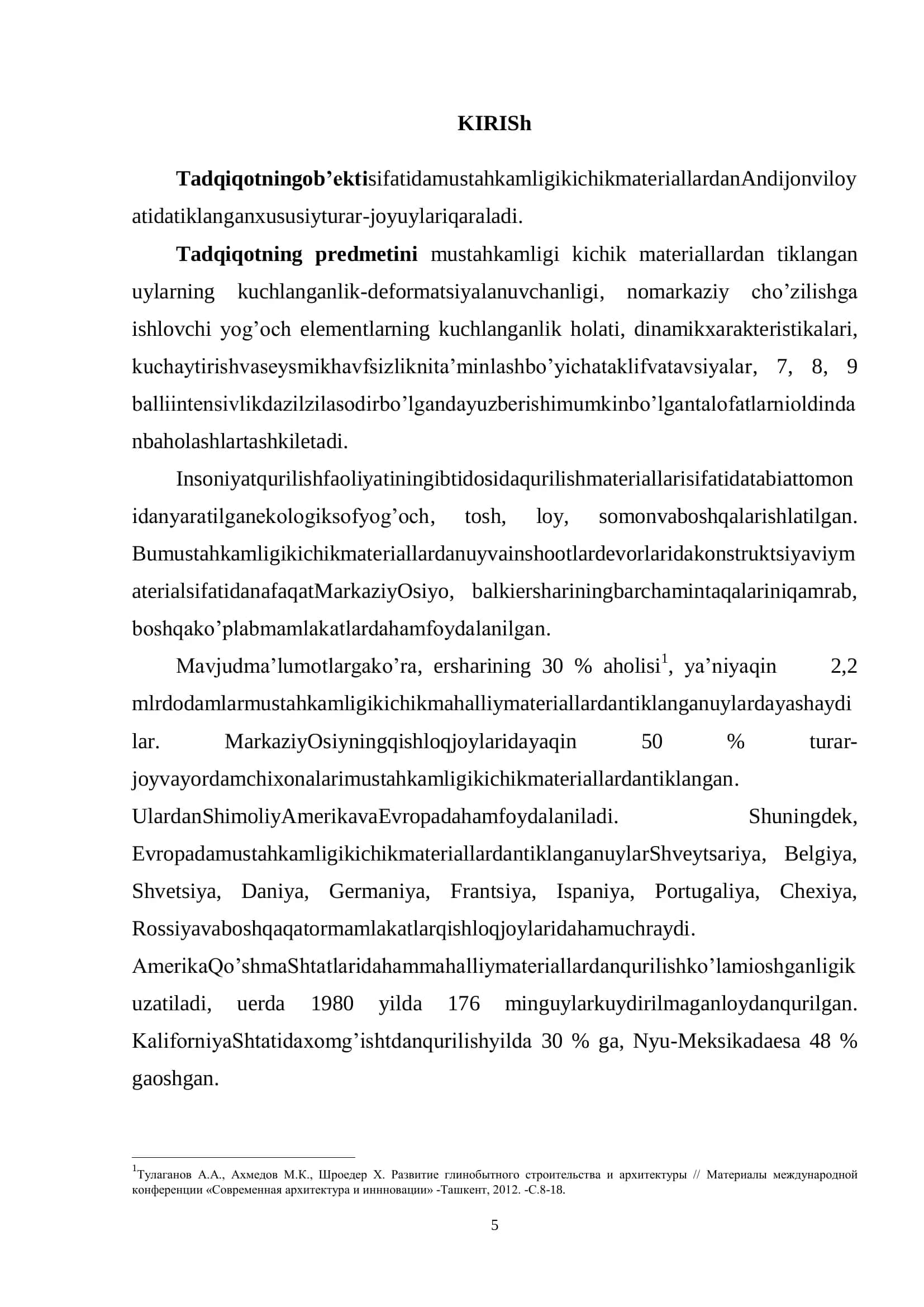 Qurilish materiallari, buyumlari va konstruktsiyalarini ishlab chiqarish 3