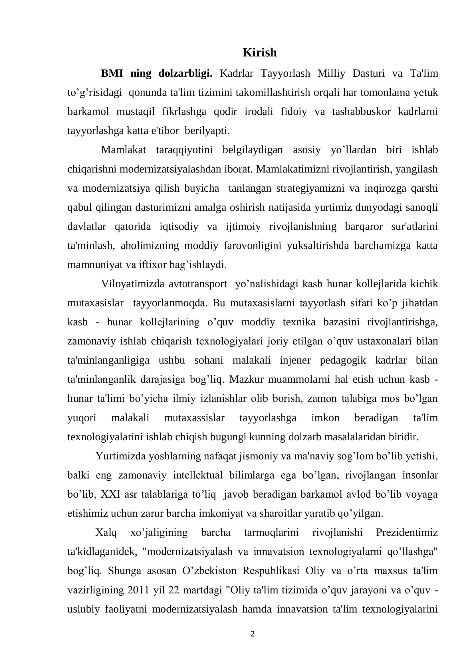 Gibrid avtomobillarning kuch qurilmasi 3