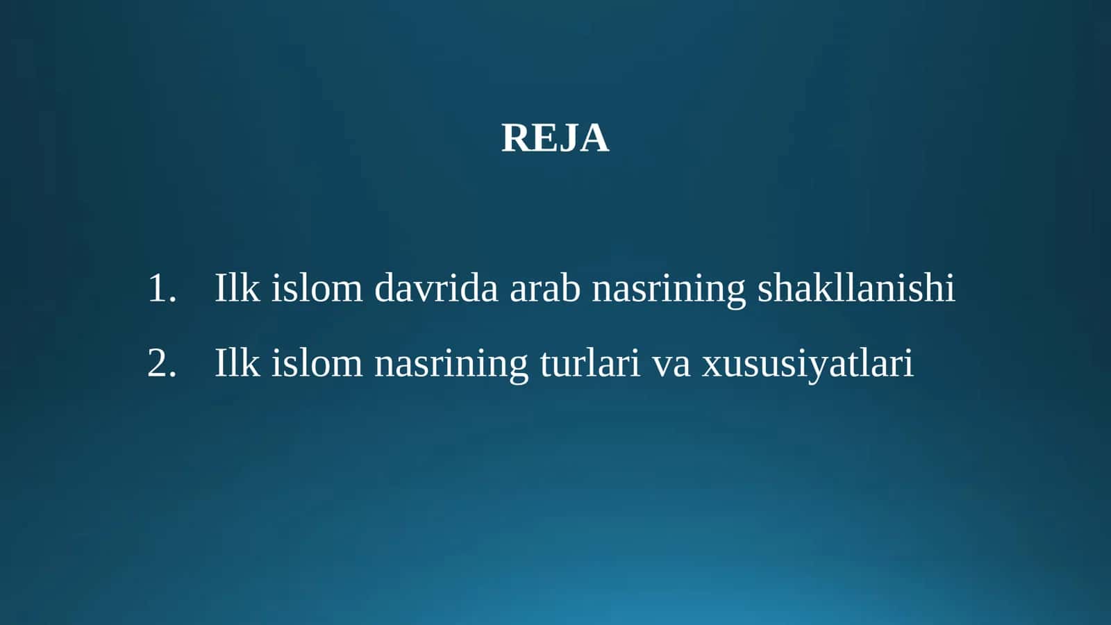 ILK ISLOM DAVRIDA ARAB NASRI 3
